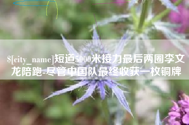 陕西短道5000米接力最后两圈李文龙陪跑-尽管中国队最终收获一枚铜牌