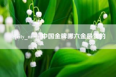 陕西中国金牌哪六金最贵的