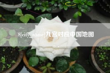 陕西九宫对应中国地图
