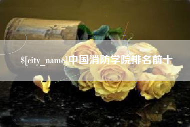 陕西中国消防学院排名前十