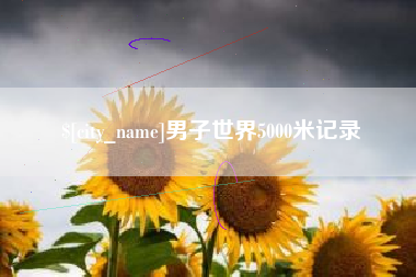陕西男子世界5000米记录