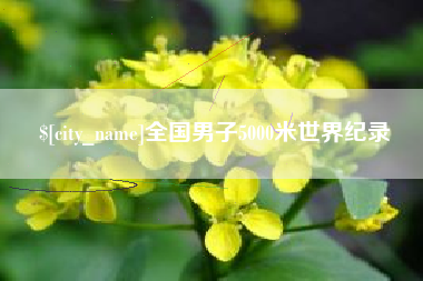 陕西全国男子5000米世界纪录