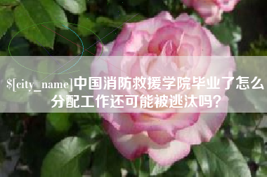 陕西中国消防救援学院毕业了怎么分配工作还可能被逃汰吗？