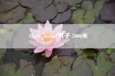 陕西男子 5000米