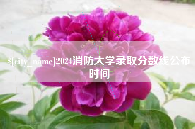 陕西2024消防大学录取分数线公布时间