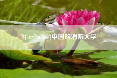 陕西中国的消防大学