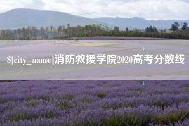 陕西消防救援学院2020高考分数线