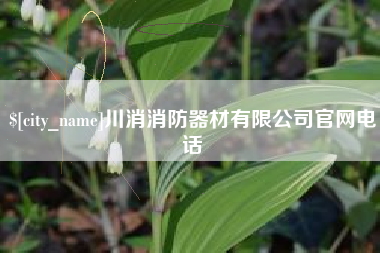 陕西川消消防器材有限公司官网电话