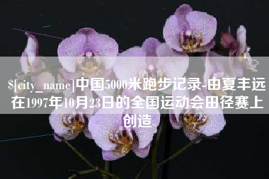 陕西中国5000米跑步记录-由夏丰远在1997年10月23日的全国运动会田径赛上创造