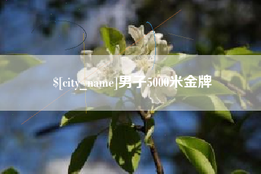 陕西男子5000米金牌