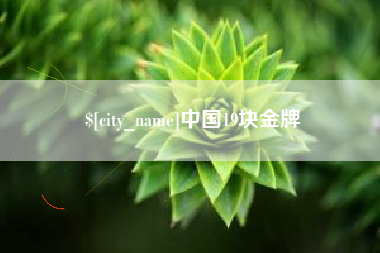 陕西中国19块金牌