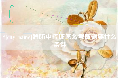 陕西消防中控证怎么考取需要什么条件