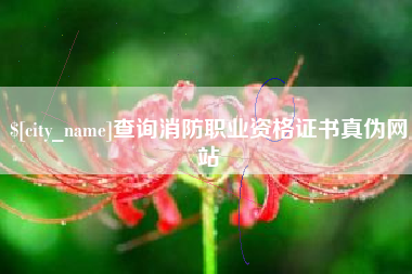 陕西查询消防职业资格证书真伪网站