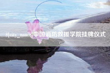 陕西中国消防救援学院挂牌仪式