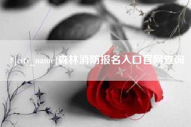 陕西森林消防报名入口官网查询