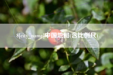 陕西中国地图(含比例尺)