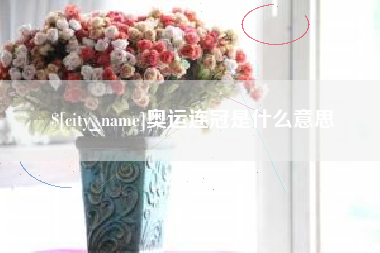 陕西奥运连冠是什么意思
