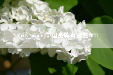 陕西中国金牌有哪些2021