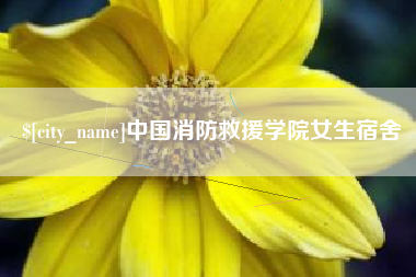 陕西中国消防救援学院女生宿舍