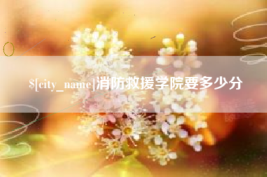 陕西消防救援学院要多少分